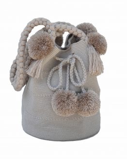 Mochila L pompons