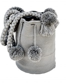 Mochila L pompons