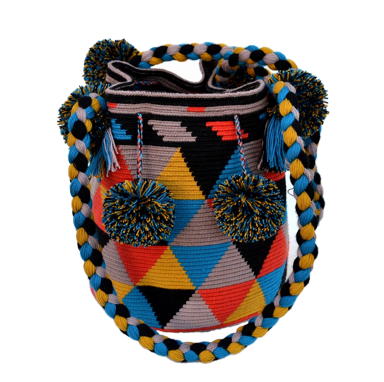Mochila L pompons